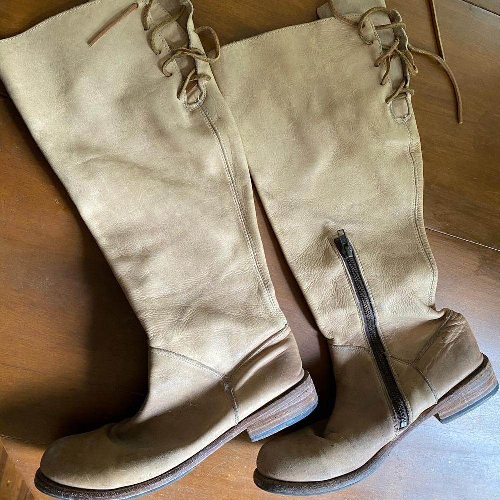 Bed Stu cobbler series knee high boot